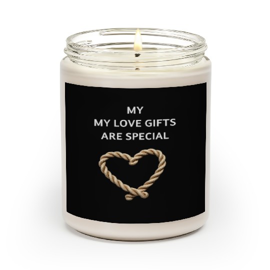 Funny BDSM Valentine My Love Gifts Are Special Scented Candles