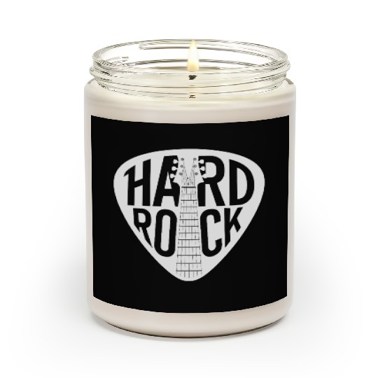 Hard Rock Guitar Pick Scented Candles