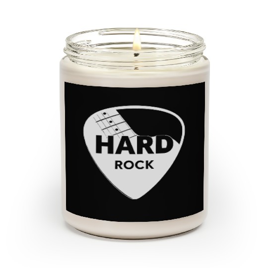 Hard Rock Guitar Pick Scented Candles
