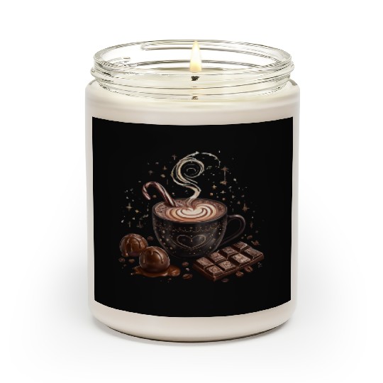 Cozy Hot Chocolate with Sweet Treats Scented Candles