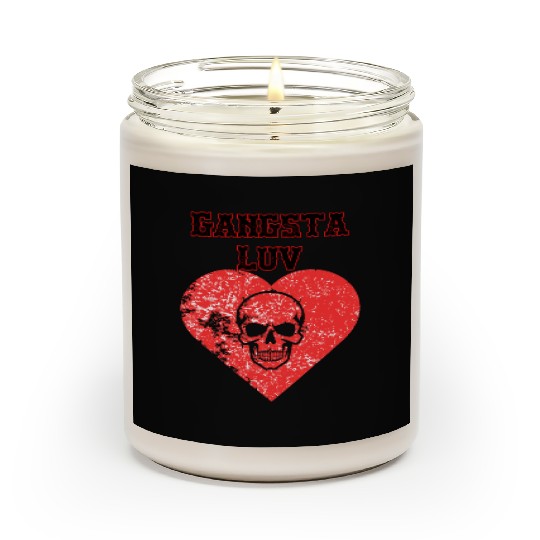 Valentines Day Gangster Love Design Scented Candles