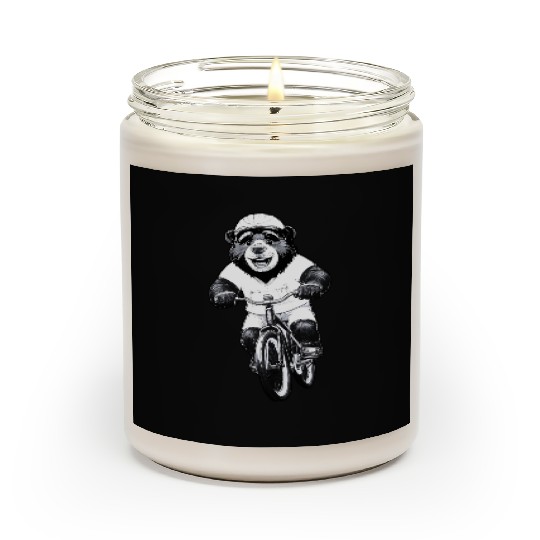 Biker bear Scented Candles