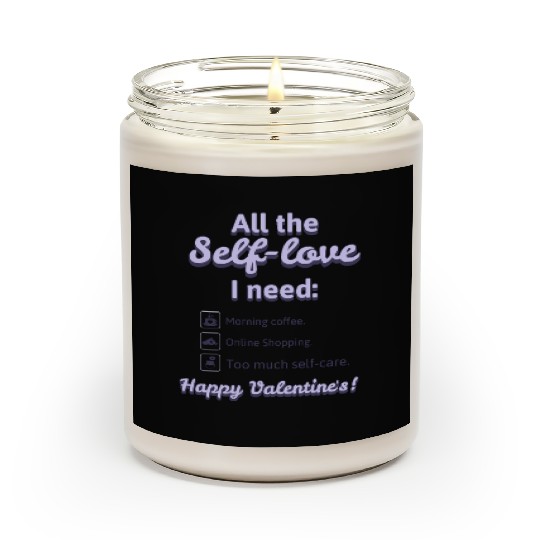 Self Love I Need' Scented Candles! Scented Candles