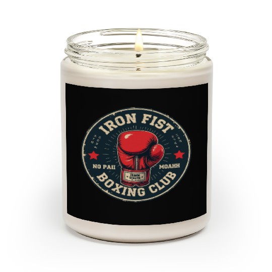 Vintage Boxing Club Training Scented Candles