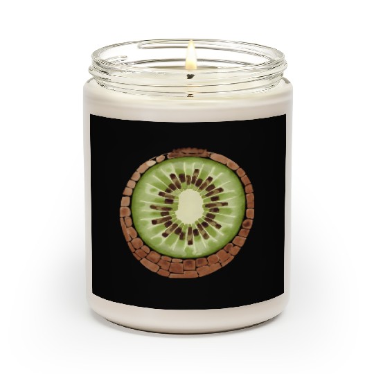 Kiwi Freshness In Green Scented Candles