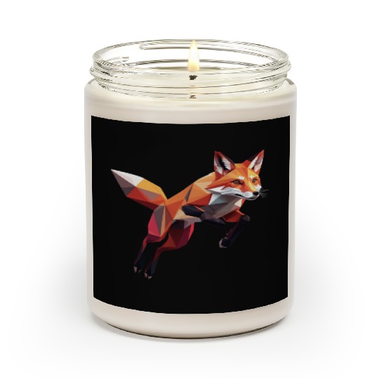 Geometric Fox Scented Candles
