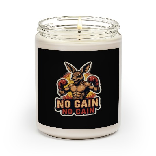 Kangaroo Kickboxing Gym Scented Candles