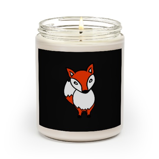 Red Fox Forest Animal Cunning Smart Cute Wild Dog Scented Candles