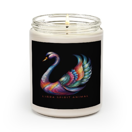 Libra Spirit Animal Swan Alebrije Scented Candles
