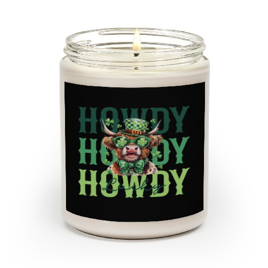 Howdy Howdy Howdy Lucky St Patricks Scented Candles
