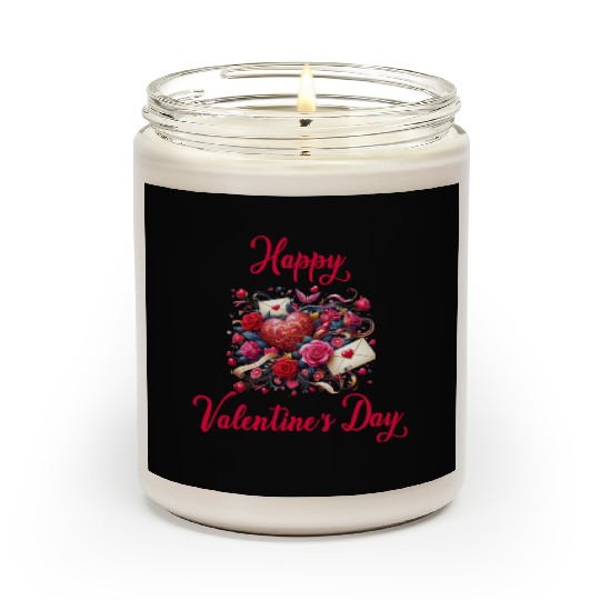 Happy Valentine's day Scented Candles
