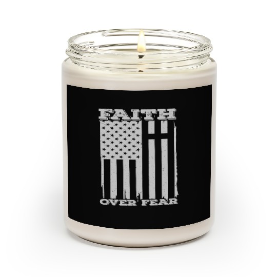 Faith Over Fear Happy Easter Scented Candles