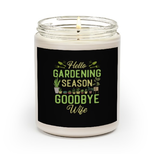 Plant Lover Gardening Husband Wife Scented Candles