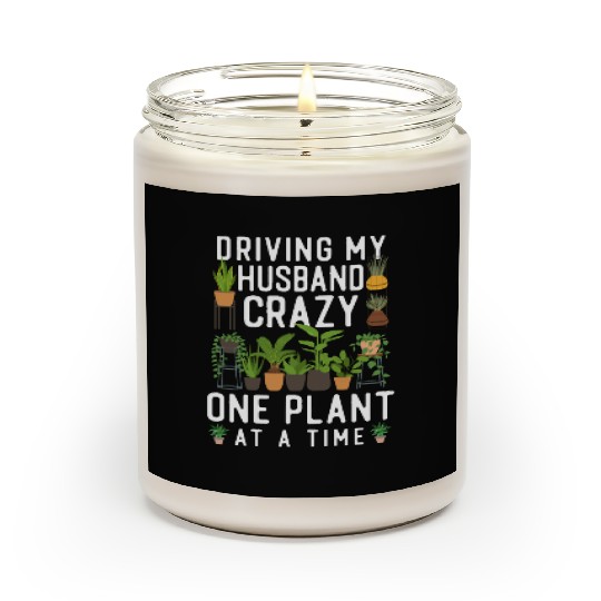 Plant Lover Gardening Husband Wife Scented Candles