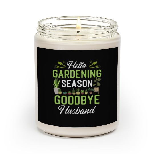 Plant Lover Gardening Husband Wife Scented Candles