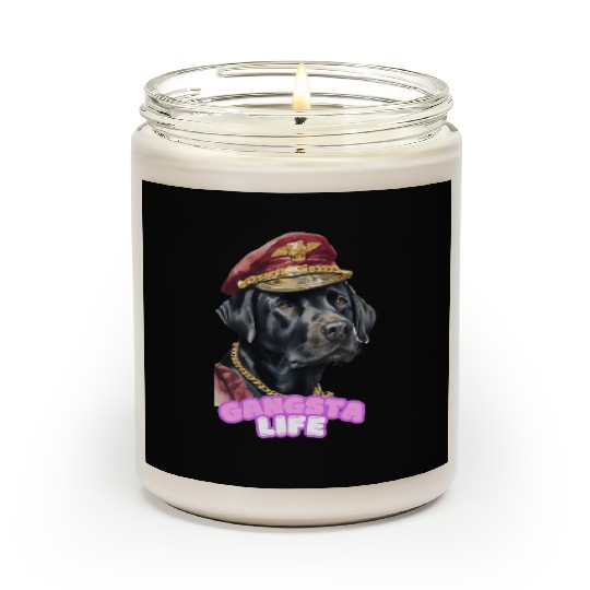 Gangsta Life Back Labrador 2 Scented Candles