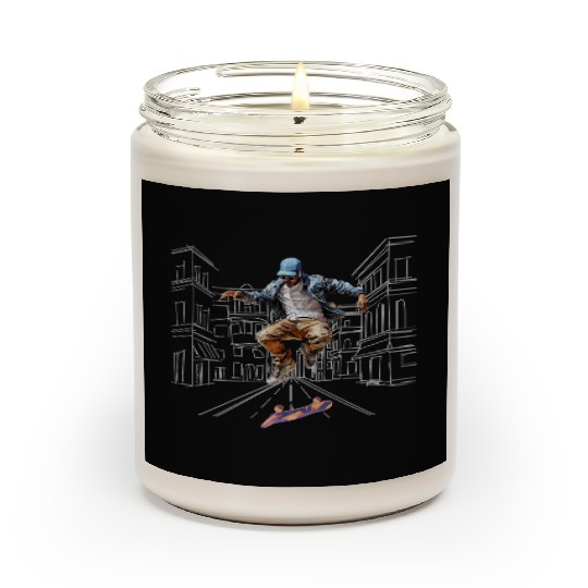 skateboarding Scented Candles