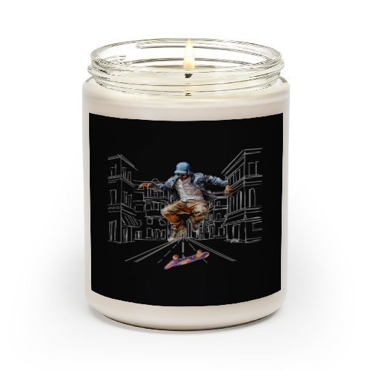 skateboarding Scented Candles