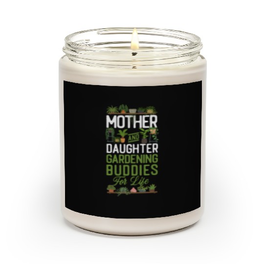 Plant Lover Gardening Mom Daughter Scented Candles