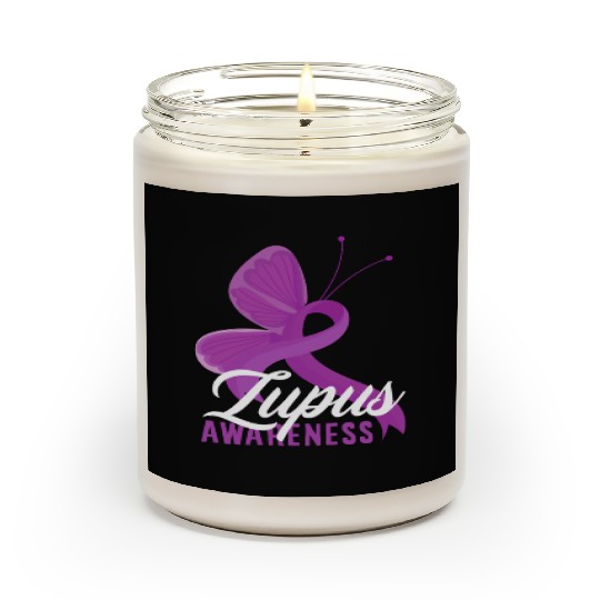 Lupus Awareness Butterfly Embrace Scented Candles