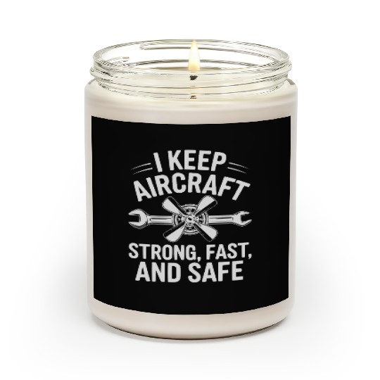 Aircraft Technician Avionics Maintenance Airport Scented Candles