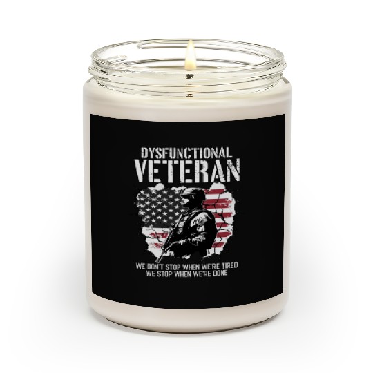 Dysfunctional Veteran Scented Candles