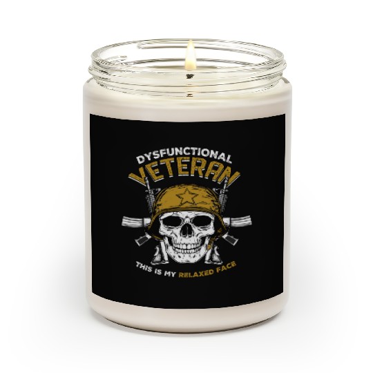 Dysfunctional Veteran This Is My Relaxed Face Scented Candles