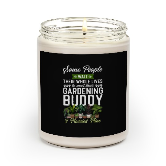 Plant Lover Gardening Husband Wife Scented Candles