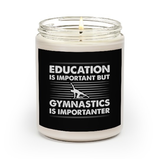 Gymnastics Gym Fitness Sports Training Scented Candles