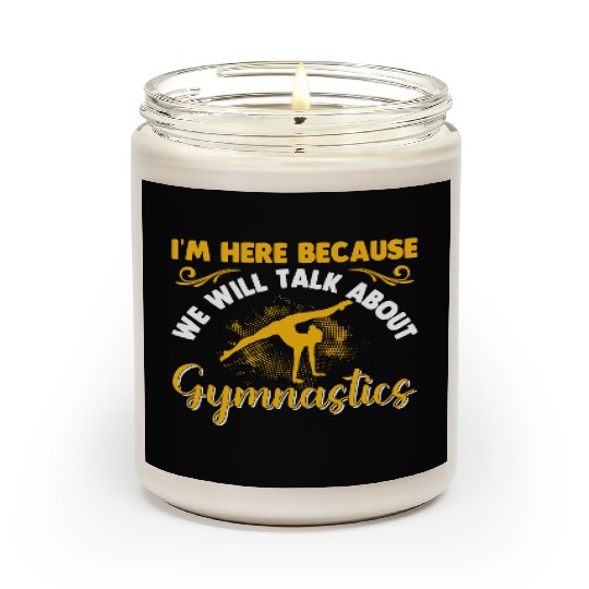 Gymnastics Gym Fitness Sports Training Scented Candles