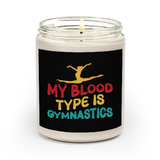 Gymnastics Gym Fitness Sports Training Scented Candles