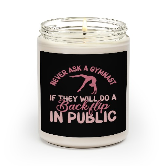 Gymnastics Gym Fitness Sports Training Scented Candles