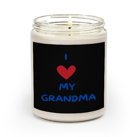 I Love My Grandma Scented Candles