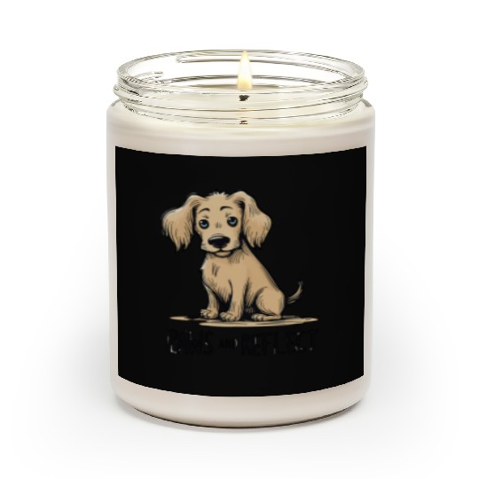 Cute Puppy | Cute Dog Design Scented Candles