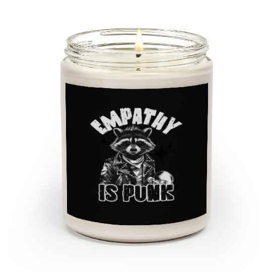 Empathy is PUNK Raccoon Scented Candles