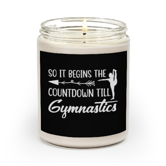 Gymnastics Gym Fitness Sports Training Scented Candles