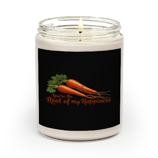 Root of My Happiness – Cute Carrot Pun Scented Candles