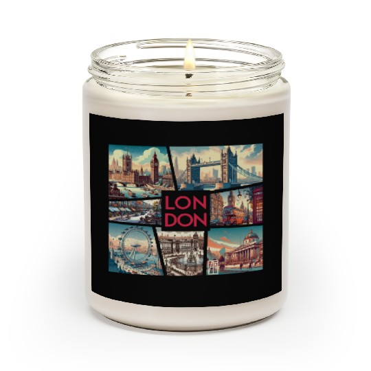 UK CITY - LONDON - TRAVEL - 1 Scented Candles