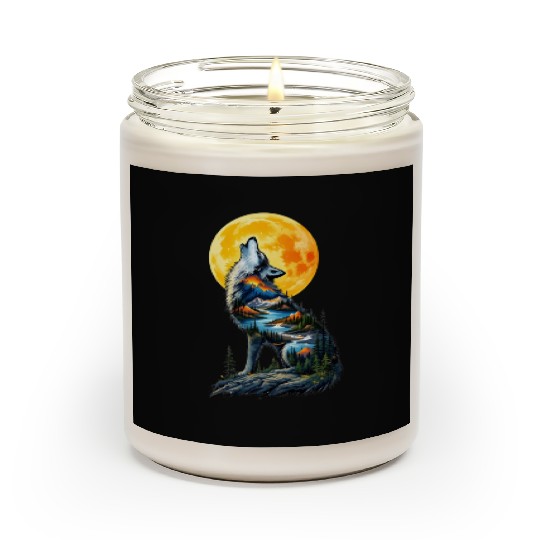 Howling Wolf Scented Candles