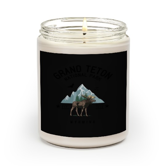 Grand Teton National Park Est. 1929 Wyoming Scented Candles
