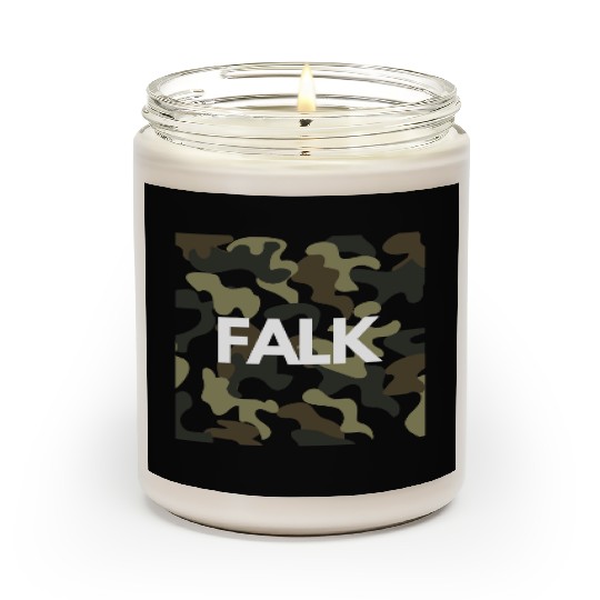 Falk Name Scented Candles Men Good Quality Camouflage