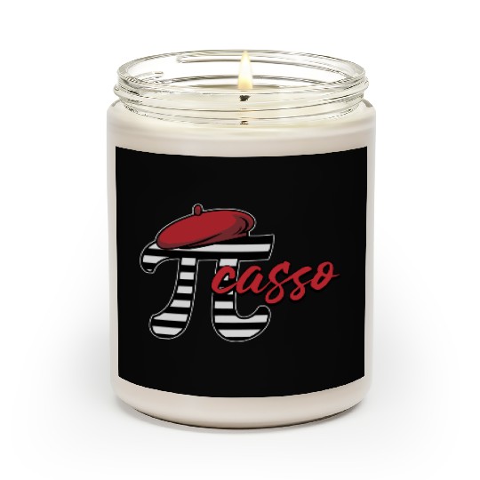 PI-casso Funny Pi Day Scented Candles