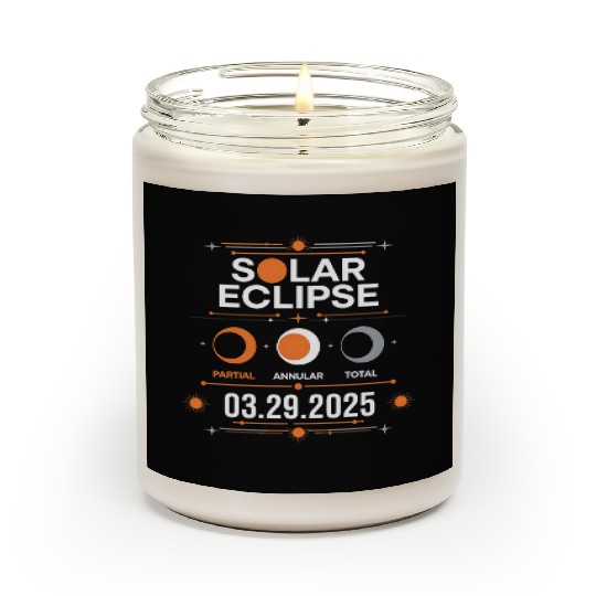 Solar Eclipse 2025 - Solar Eclipse 03-29-2025 Scented Candles