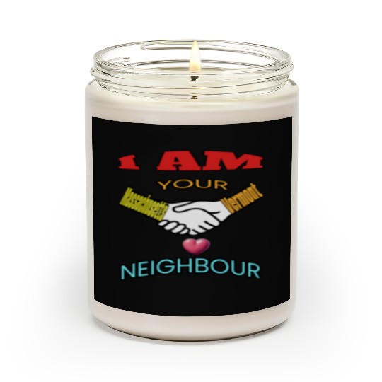 I AM YOUR NEIGHOUR MASSACHUSETTS AND VERMONT Scented Candles