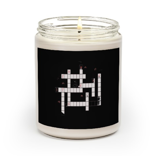 Preppy Crossword Scented Candles – Stylish & Fun Word Puzzl