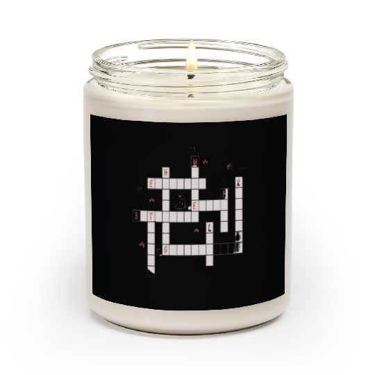 Preppy Crossword Scented Candles – Stylish & Fun Word Puzzl