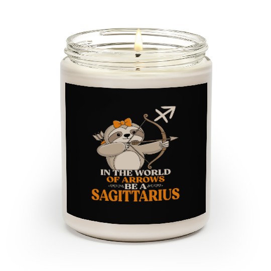 In The World Of Arrows Be A Sagittarius Zodiac Scented Candles