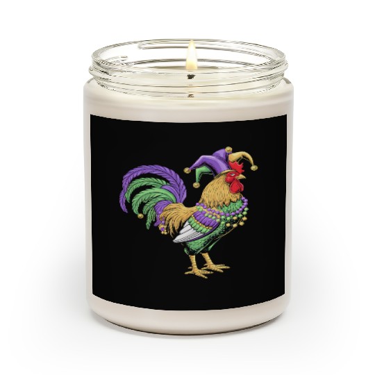 Chicken Beads Mardi Gras Carnival Farming Farmer Scented Candles