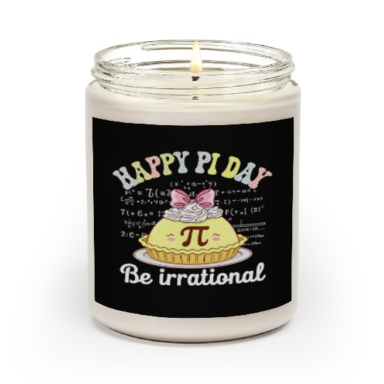 Pi Day Math Coach Teacher Pi Day Coquette Bow Scented Candles