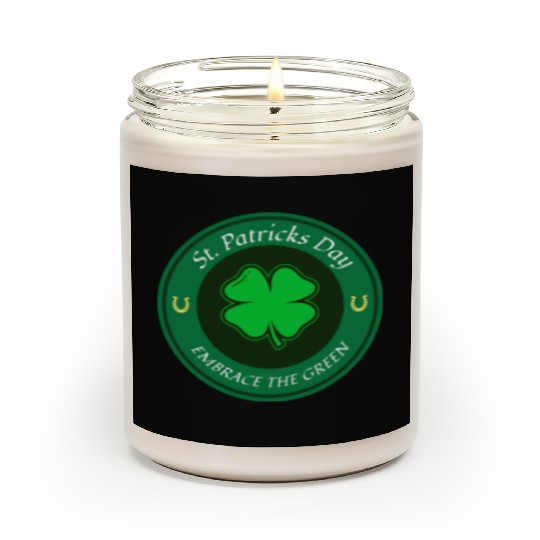 St. Patricks Day Embrace the Green Scented Candles